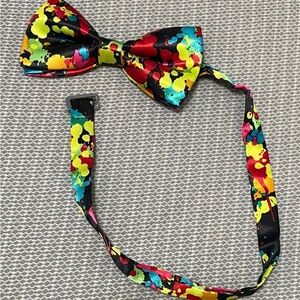 Bowtie -  Artistic Paint Splash Pattern